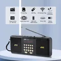 Altoparlante wireless radio FM stereo portatile Supporto batteria ricaricabile Scheda TF Altoparlante USB compatibile Bluetooth con ricevitore FM