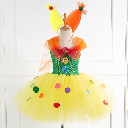 Joker Clown Pomni Halloween-Outfits Kostüm Zirkus Karnevalskostüm Cosplay Karneval für Kinder und Mädchen Karneval Mardi Gras Performance Party Bühne einfache Halloween-Kostüme zum Anziehen Image
