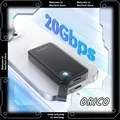ORICO Unità a stato solido esterna personalizzata SSD portatile da 2 TB Fino a 2000 MB/s Cavo USB C ultra-mini compatto 2 in 1 USB 3.2 Gen 2x2