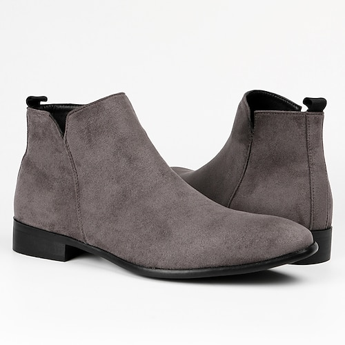 Chelsea-Stiefel für Herren, Business-Casual-Stiefeletten zum Hineinschlüpfen für Büro und Alltag Image