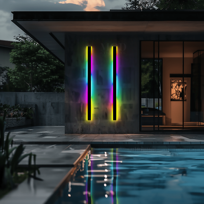 Haylen RGB (Smart Lights) | Waterproof RGB Wall Light | 24â€™â€™ / 60 Cm / Full Color Spectrum + 358 Effects / Smart App + Remote Control | Outdoor Lighting | MOD LIGHTING