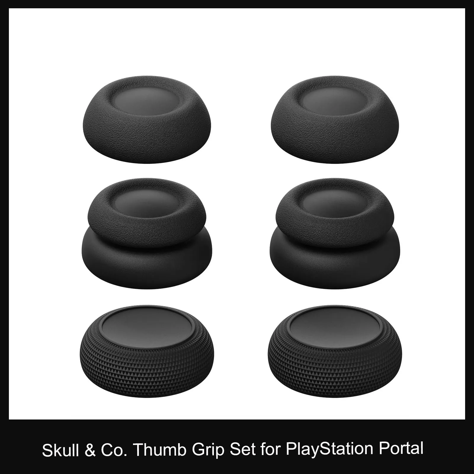 Skull & Co. Thumb Grip Set FPS CQC Joystick Cap Thumbstick Cover for PlayStation Portal PS Portal 6PCS/PACK