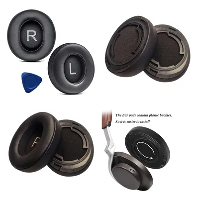 AONIC 50 Earpads, Protein Leather Replacement Ear Pads Cushions for Shure AONIC50 Headphone Earpads with Buckle
