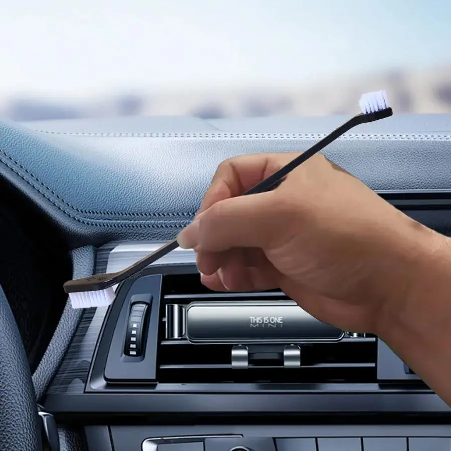 Fugenreinigungsbürste für Wohnmobile, Doppelkopfbürste, Autowaschbürste Image