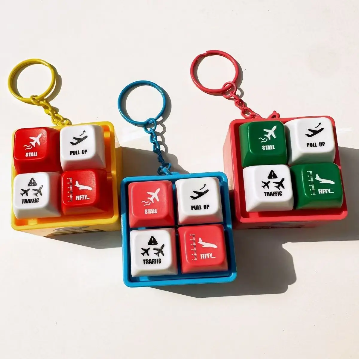 Original für Boeing 737 Airbus A320 EGPWS Warning Sound Simulator Warns Commercial Aircraft Route Pilot Crew Auto-Schlüsselanhänger Image