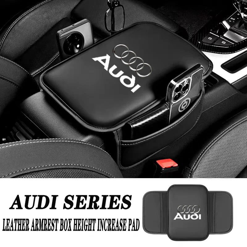 Auto Armlehne Pad Mittelkonsole Armlehne Box Abdeckung Schutz Matte Für Audi A1 A2 A3 A4 A5 A6 A7 A8 Q1 Q2 Q3 Q4 Q5 Q6 Q7 Q8 TT S6 Image