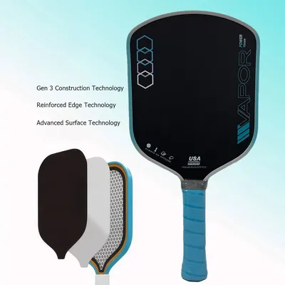 11SIX24 Vapor Power Gen 3 16mm Thermoformed Elite Graphite T700 Carbon Fiber Floating PP Honeycomb EVA Core Pickleball Paddle