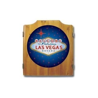 Trademark Commerce LV7000 Las Vegas Dart Cabinet includes Darts and Board