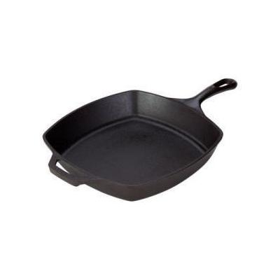 Lodge Logic Pre-Seasoned 10-1/2-Inch Cast-Iron Square Skillet