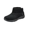 Stiefelette SKECHERS "Skechers Stiefelette Veloursleder", Damen, Gr. 36, schwarz, Veloursleder, casual, Schuhe