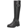 Stiefel REMONTE "Remonte Stiefel Glattleder", Damen, Gr. 37, schwarz, Glattleder, casual, Schuhe