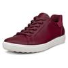 Slip-On Sneaker ECCO "Soft 7 W", Damen, Gr. 41, rot (weinrot), Leder, Basic, Schuhe, Freizeitschuh, Slipper, Halbschuh zum Schlupfen
