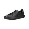 Sneaker GEOX "Geox Sneaker Leder", Herren, Gr. 44, schwarz, Leder, casual, Schuhe