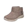 Stiefelette SKECHERS "Skechers Stiefelette Veloursleder", Damen, Gr. 40, braun, Veloursleder, casual, Schuhe
