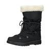 Snowboots KICKERS "Kickers Stiefel Nylon", Damen, Gr. 38, schwarz, Textil, casual, Schuhe
