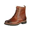 Schnürstiefelette CLARKS "Clarks Stiefelette Leder", Herren, Gr. 44,5, braun (dunkelbraun), Leder, casual, Schuhe