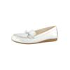 Slipper PAUL GREEN "Paul Green Slipper Leder", Damen, Gr. 38,5, silber (metallic silber), Leder, casual, Schuhe