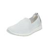 Slipper IMAC "Imac Slipper Lederimitat/Mesh", Damen, Gr. 39, weiß (weiß, silber), Lederimitat, Textil, casual, Schuhe