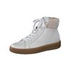 Sneaker PAUL GREEN "Paul Green Sneaker Glattleder", Damen, Gr. 43, weiß (ivory), Glattleder, casual, Schuhe