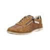 Sneaker MUSTANG SHOES "Mustang Shoes Sneaker Lederimitat", Herren, Gr. 44, braun (hellbraun), Lederimitat, casual, Schuhe