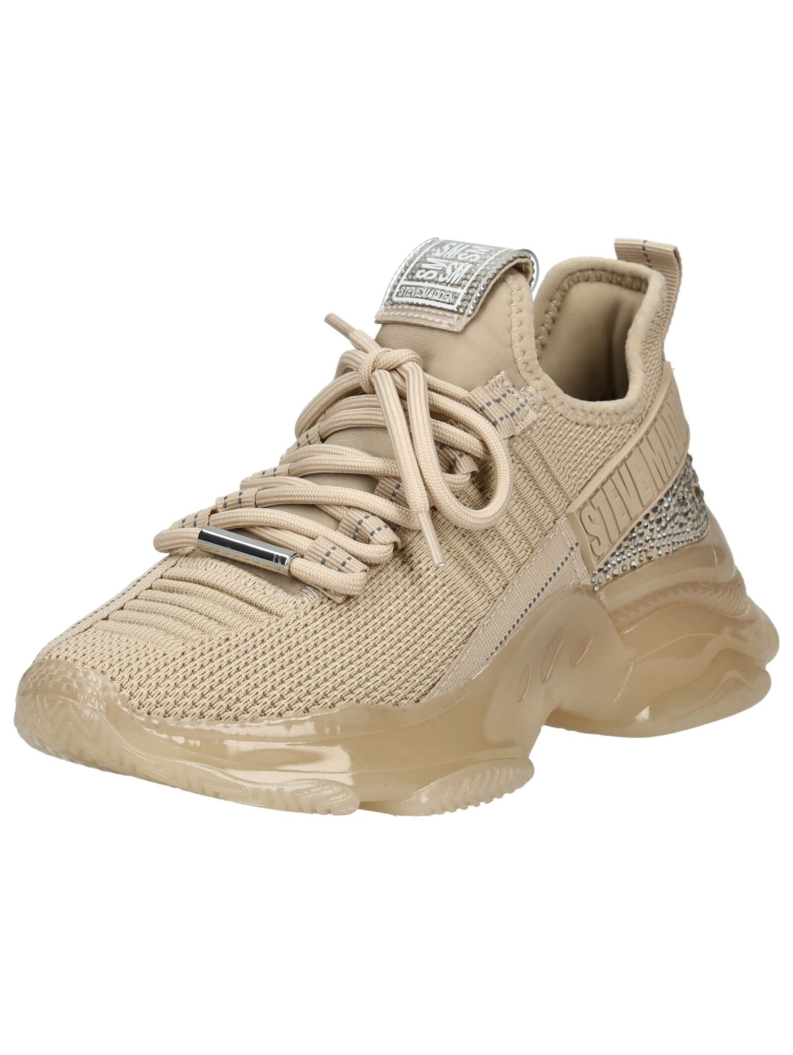 Sneaker STEVE MADDEN "STEVE MADDEN Sneaker Textil", Damen, Gr. 38, beige, Textil, Schuhe Sneaker