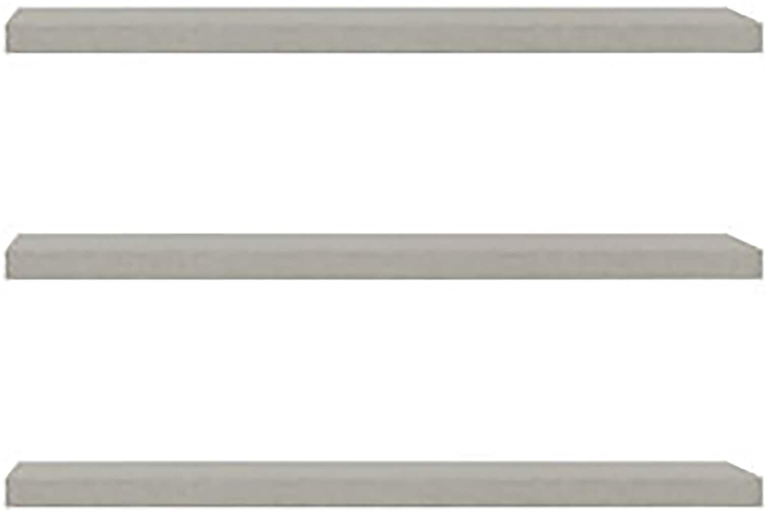 Einlegeboden FORTE, grau (textilstruktur grau), B:57,8cm H:42cm T:2,2cm, Spanplatte, Einlegeböden, Einlegeboden, Einlegeböden 2,2 cm Stärke, optional bestellbar, 3er Set