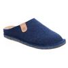 Pantoffel ROHDE "LUCCA", Damen, Gr. 42, blau (dunkelblau), Filz, meliert, klassisch, Schuhe, Clog, Hausschuh, Homeslipper in melierter Optik