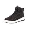 Schnürstiefelette RIEKER "Rieker Stiefelette Leder", Herren, Gr. 41, schwarz, Leder, casual, Schuhe