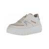 Sneaker GABOR "Gabor Sneaker Leder", Damen, Gr. 38,5, puder, Leder, casual, Schuhe