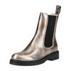 Stiefelette NERO GIARDINI "Nero Giardini Stiefelette Leder/Textil", Damen, Gr. 38, gold, Leder, Textil, casual, Schuhe
