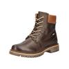 Schnürstiefelette CAMEL ACTIVE "camel active Stiefelette Leder", Damen, Gr. 38, braun (dunkelbraun), Leder, casual, Schuhe