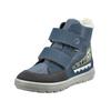 Stiefelette RICOSTA "Ricosta Stiefelette Lederimitat/Textil", Kinder, Gr. 29, bunt (blau, grau), Lederimitat, Textil, casual, Schuhe
