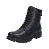Schnürstiefelette JOSEF SEIBEL "Josef Seibel Stiefelette Leder", Damen, Gr. 38, schwarz, Leder, casual, Schuhe