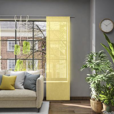 Schiebegardine NEUTEX FOR YOU "Libre-ECO", gelb, B:60cm H:160cm, Jacquard, Polyester, Gardinen, nach Maß Image