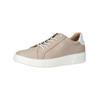 Sneaker HUSH PUPPIES "Hush Puppies Sneaker Leder", Damen, Gr. 37, grau (silber, grau), Leder, casual, Schuhe