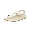 Zehentrenner DOLCE VITA "Dolce Vita Sandalen Leder", Damen, Gr. 39, weiß, Leder, casual, Schuhe