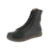 Schnürstiefelette ANDREA CONTI "Andrea Conti Stiefelette Leder", Damen, Gr. 38, schwarz, Leder, casual, Schuhe