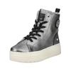 Sneaker MUSTANG SHOES "Mustang Shoes Sneaker Lederimitat", Damen, Gr. 41, silber, Lederimitat, casual, Schuhe
