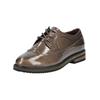 Schnürschuh REGARDE LE CIEL "Regarde Le Ciel Halbschuhe Leder", Damen, Gr. 37, braun (fango), Leder, casual, Schuhe