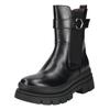 Stiefelette NERO GIARDINI "Nero Giardini Stiefelette Leder/Textil", Damen, Gr. 40, schwarz, Leder, Textil, casual, Schuhe