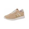 Sneaker TAMARIS "Tamaris Sneaker Leder/Synthetik", Damen, Gr. 36, beige (sand), Leder, Synthetik, casual, Schuhe