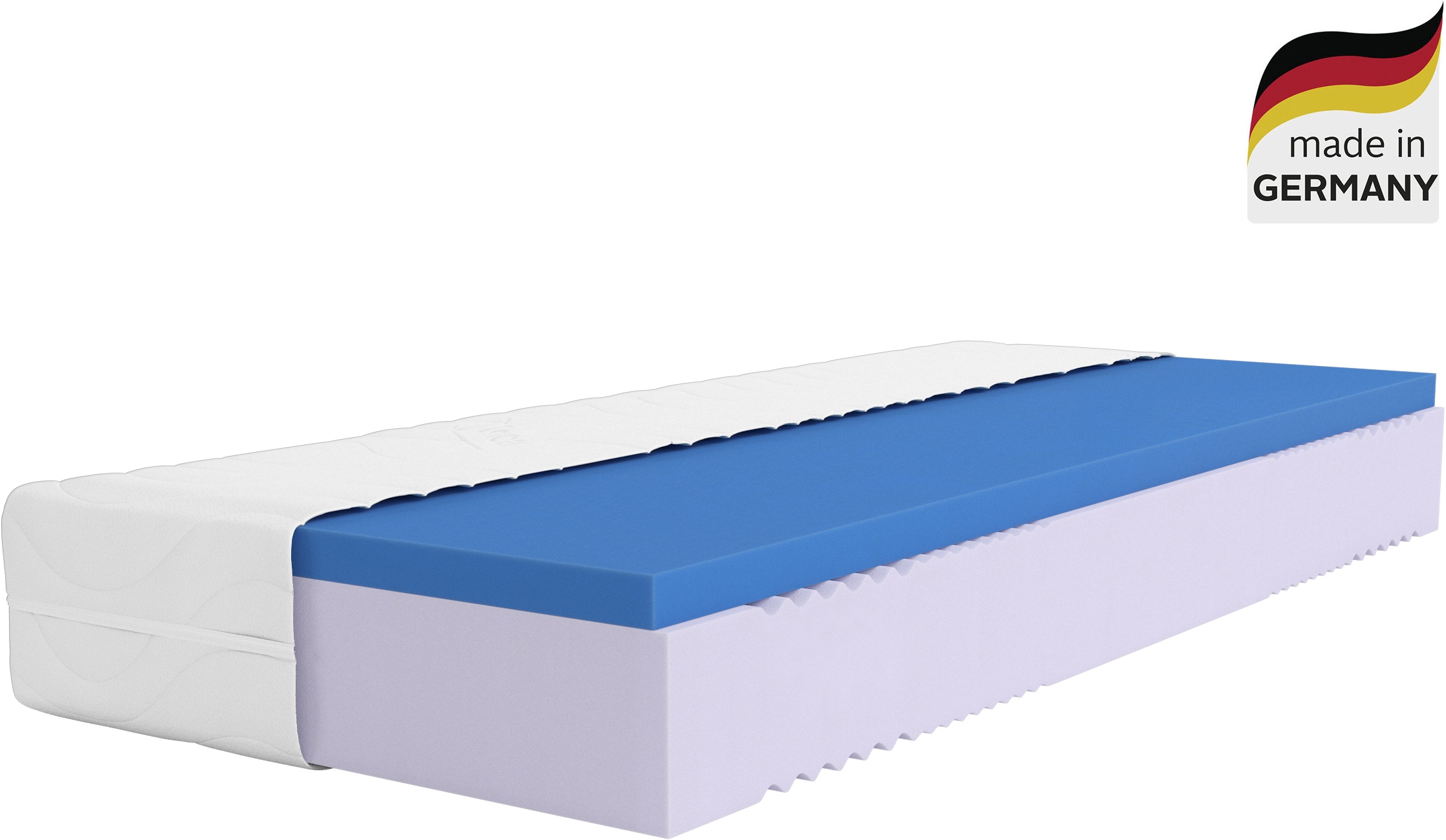 Komfortschaummatratze ÄLGDRÖM "NEUHEIT, PREMIUM Lasse, Matratze 90x200 cm & weitere Größen", weiß, B:140cm H:28cm L:200cm, Bezug: 60% Polyester, 40% Lyocell (TENCEL™). Steppfüllung: 100% Polyester, Matratzen, in H2-H4, 90x200 cm (H4, 22cm) Stiftung...