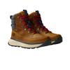 Winterstiefel THE NORTH FACE "M BERGEN LEATHER WP", Damen, Gr. 47, timber tan, tnf rot, Leder, sportlich, Schuhe, aus Leder, wasserdicht