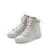 Stiefelette ELBSAND, Damen, Gr. 37, grau (hellgrau), Obermaterial: 94% Lederimitat, 6% Textilmaterial. Decksohle: 100% Textilmaterial. Futter: 100% Textilmaterial. Laufsohle: 100% Synthetik, unifarben, used, casual, Schuhe, Stiefel, Boots,...