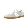 Sneaker PAUL GREEN "Paul Green Sneaker Veloursleder", Damen, Gr. 40, grau (grau, weiß), Veloursleder, casual, Schuhe