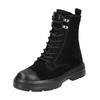 Schnürstiefelette PAUL GREEN "Paul Green Stiefelette Nubukleder", Damen, Gr. 38, schwarz, Nubukleder, casual, Schuhe