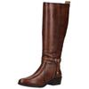 Ankleboots PIKOLINOS "PIKOLINOS Stiefel Leder", Damen, Gr. 42, braun (dunkelbraun), Leder, casual, Schuhe