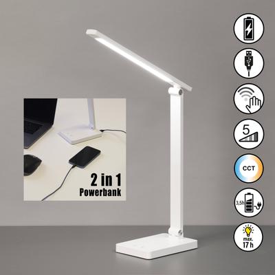 EASY BY FHL LED Tischleuchte "Ole", weiß, 1 flammig, H: 39,50cm, Lampen, lange Leuchtdauer Image