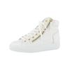 Sneaker PAUL GREEN "Paul Green Sneaker Glattleder", Damen, Gr. 40, weiß (weiß, gold), Glattleder, casual, Schuhe