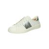 Sneaker THINK "Think Sneaker Nappaleder", Damen, Gr. 38,5, weiß (weiß, silber), Nappaleder, casual, Schuhe